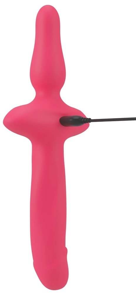 Couples Choice 2w1 Model Intymny - Dwustronny Wibrator i Korek, Fioletowy