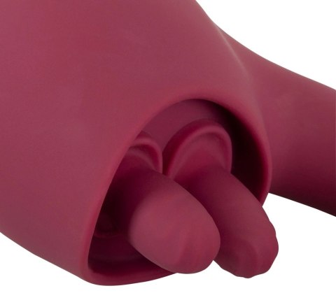 Javida 2-Function Vibrator & Licking System silikonowy 20,6 cm fioletowy