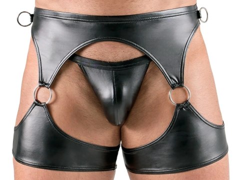 Svenjoyment Bondage Zestaw Męski 3-częściowy Matowy Czarny M