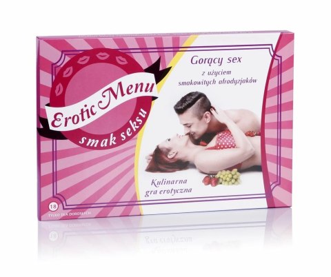 Grajmy Razem Erotic Menu gra kulinarna dla par planszowa 31x22cm