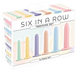 You2Toys Six in a Row Zestaw Treningowy 6 Rozmiarow Silikon Pastelowy