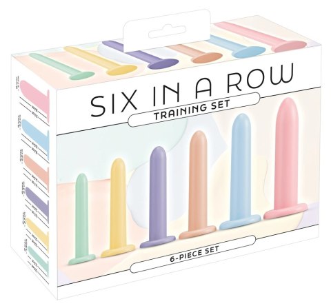 You2Toys Six in a Row Zestaw Treningowy 6 Rozmiarow Silikon Pastelowy