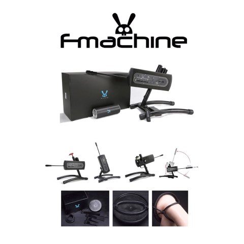 F-Machine Gigolo - zaawansowany system intymny z Bluetooth, niebieski