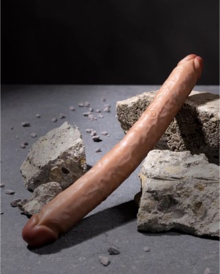 RealRock Model Dwustronny 35,6 cm - Elastyczny Akcesorium Intymny