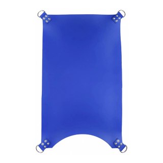 Mr. Sling Pas skorzany 4-punktowy niebieski 100cm szeroki front