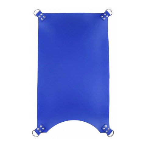 Mr. Sling Pas skorzany 4-punktowy niebieski 100cm szeroki front