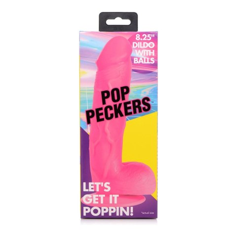 PXR Brands POP Model anatomiczny z przyssawką 21 cm makowy kolor