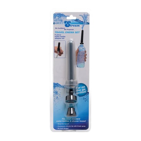 XR Brands Clean Stream Travel Set - Zestaw adapterow do butelek, 5 szt.