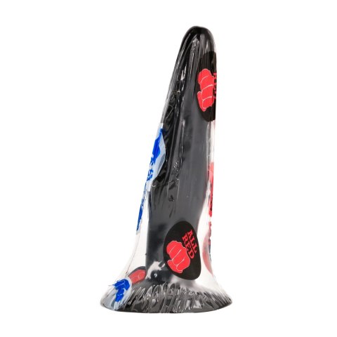 All Black korek intymny 12 cm - anatomiczny model, czarny