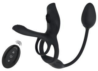 Couples Choice RC 5w1 Wielofunkcyjny System Wibracyjny Czarny