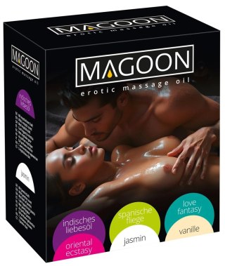 Magoon Zestaw Olejkow do Masażu 6x100ml - Rożne Kompozycje Zapachowe