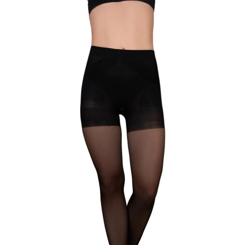 Bye Bra Power Up 40 rajstopy modelujące czarne S push-up