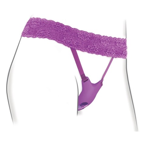 Fantasy For Her Ultimate G-Spot Butterfly - Wibrator do majtek, pilot, fiolet