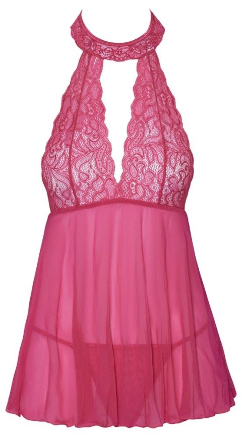 Cottelli Lingerie Haleczka Rożowa Koronka + Stringi L/XL