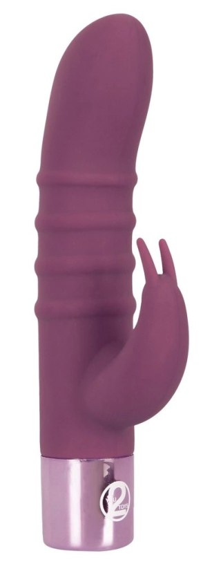 Elegant Series Rabbit Vibe Fioletowy 15 trybow - silikonowy, ładowalny