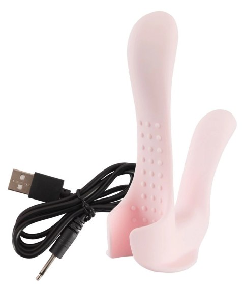 Couples Choice Wibrator Partnerski Rożowy 10 Trybow USB 13,1 cm