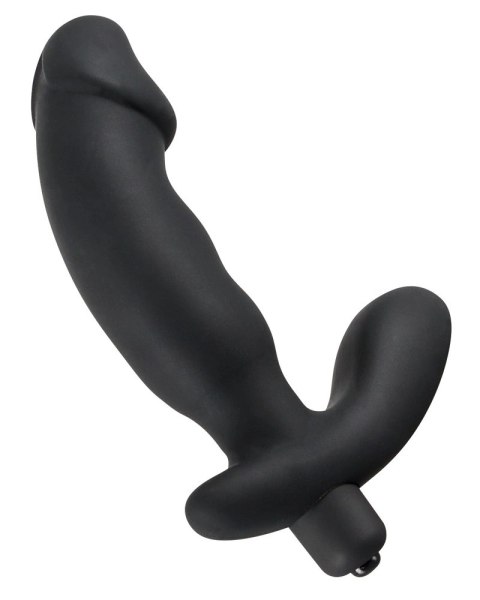 Rebel Prostata Black - Model z stymulatorem krocza, silikonowy, 15 cm