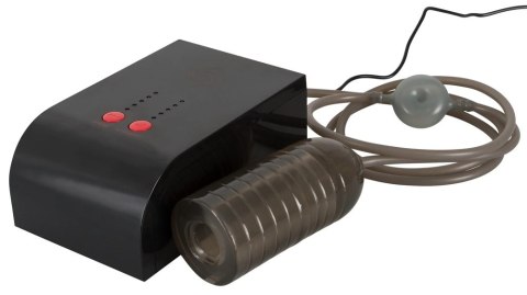 Suck-O-Mat System Intymny Hands Free Interwałowy, 25 Trybow, Czarny