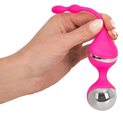 Sweet Smile Kule Treningowe Rożowe 10 Trybow Wibracji USB 18cm