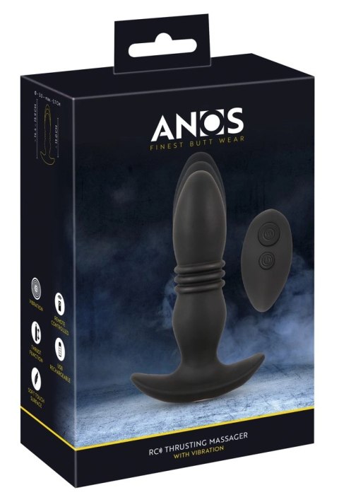 ANOS RC Thrusting Plug czarny silikon, funkcja pchania, pilot, 15,9 cm