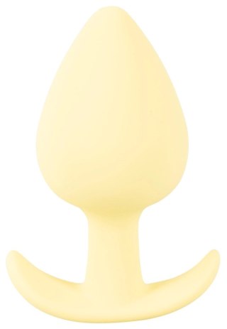 Cuties Korek Intymny Silikonowy Żołty 6,5 cm - Model Stożkowy Mini