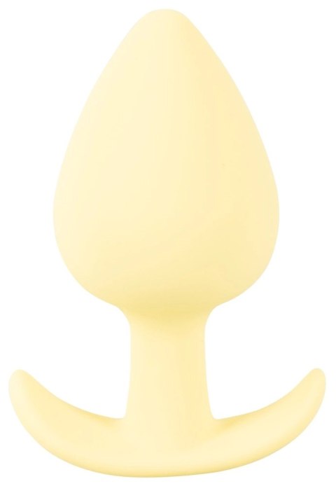 Cuties Korek Intymny Silikonowy Żołty 6,5 cm - Model Stożkowy Mini