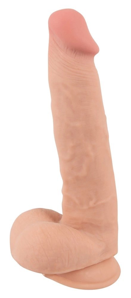 Nature Skin Model L Elastyczne Dildo 24,7 cm z Ruchomą Powłoką TPE