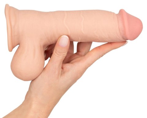 Nature Skin Model M - Elastyczna Forma Intymna z Ruchomą Powierzchnią 19,9 cm