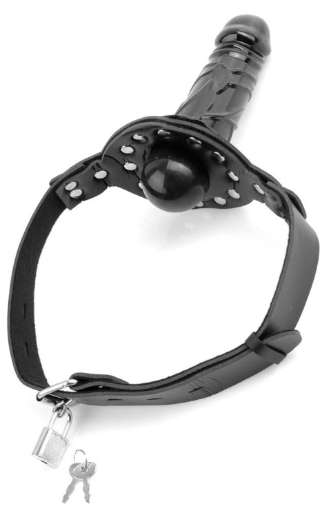 Pipedream Fetish Fantasy Knebel z anatomicznym modułem 17,5 cm czarny