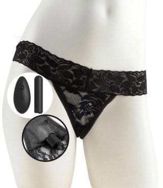 Fetish Fantasy Series Czarny System Wibracyjny XS-M z Pilotem 10 Trybow