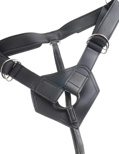 King Cock 18 cm Jasny System Strap-On z Ruchomą Powierzchnią Skory