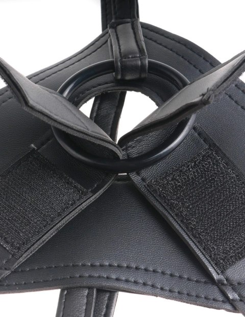 King Cock 18 cm Jasny System Strap-On z Ruchomą Powierzchnią Skory