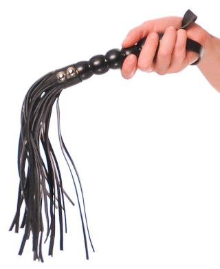Pipedream Fetish Fantasy Series czarny pejcz do technik bondage 22cm