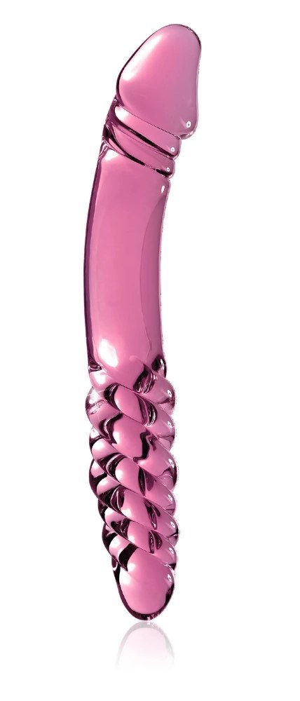 Pipedream Icicles model 24 - szklany masażer dwustronny 23 cm