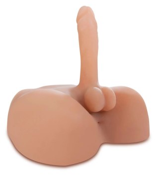 Pipedream PET Tors męski anatomiczny z elementami imitującymi, 17,8 cm