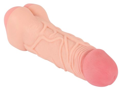 Nature Skin 2w1 Model Intymny TPE 22,1 cm Elastyczny Naturalny