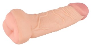 Nature Skin 2w1 - model anatomiczny z otworem, długość 21 cm, TPE