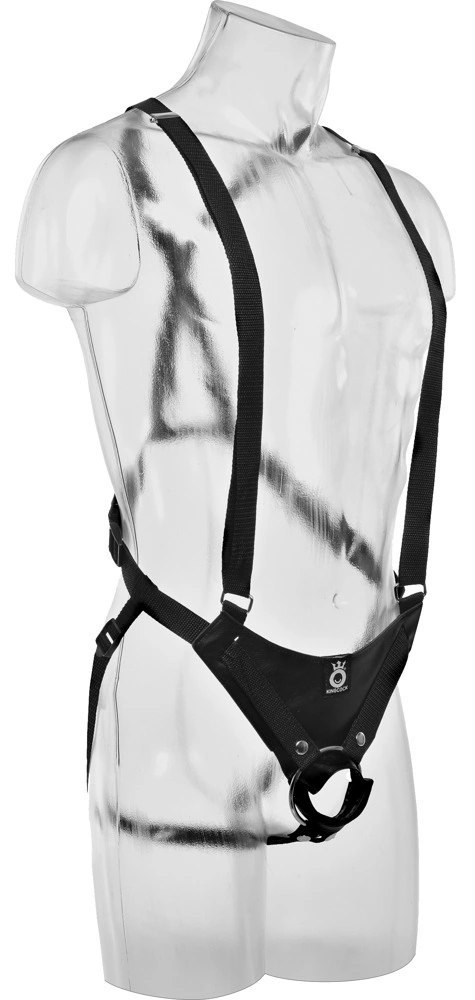 Pipedream King Cock system uprzęży z wyjmowanym elementem 30 cm czarny