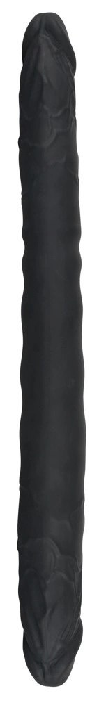Bad Kitty Double Flex Silicone czarne podwojne narzędzie intymne 40 cm