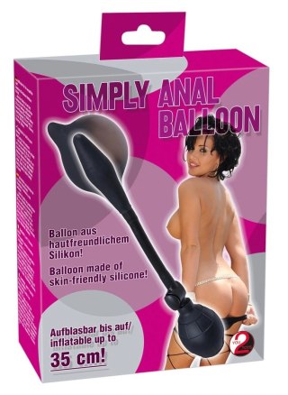 You2Toys Air Balloon System silikonowy czarny regulowany 30 cm