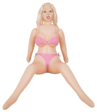 You2Toys Bridget - Dmuchana lalka, blond, 160 cm, bikini, 3 otwory