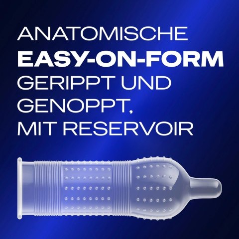 Durex Intense Orgasmic 22 szt. prążkowane miętowe prezerwatywy