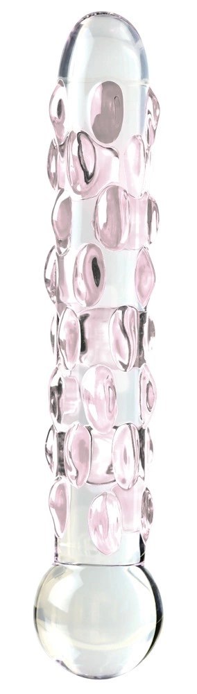 Pipedream Icicles model 24 szklany masażer z wypustkami 17,8 cm