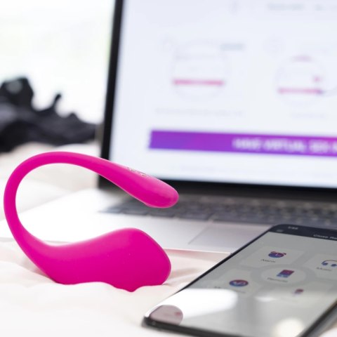 Lovense Lush 3 Rożowy - Interaktywne Jajko Bluetooth, 5h pracy