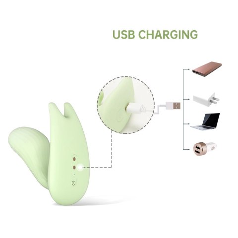Magic Motion Umi Smart Zielony - Zdalny system intymny, 2 silniki