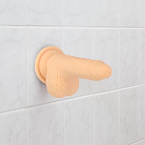 Naked Addiction Thrusting - Model z pilotem, silikon platynowy 16,5 cm Vanilla