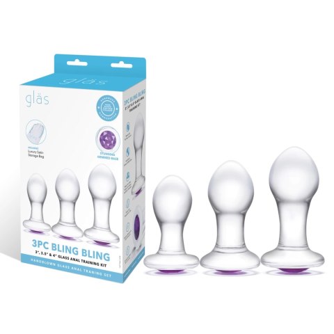 Glas Bling Bling Szklany Zestaw do Treningu - 3 Rozmiary