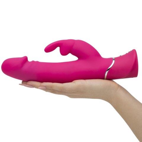 Happy Rabbit Realistic Dual Density Pink - model z dwuwarstwowym silikonem