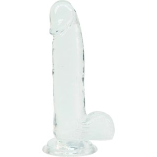Addiction Crystal Addiction Clear 20 cm - model z przyssawką, transparentny
