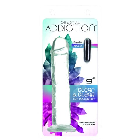 Addiction Crystal Addiction Transparent Model 23 cm z przyssawką